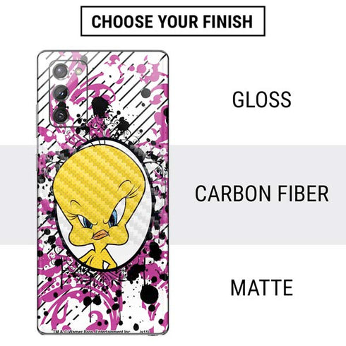 Looney Tunes Tweety Bird with Attitude Galaxy Note20 5G Skin